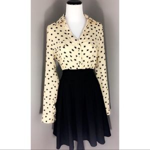 NWT Keyhole Star Skater Dress